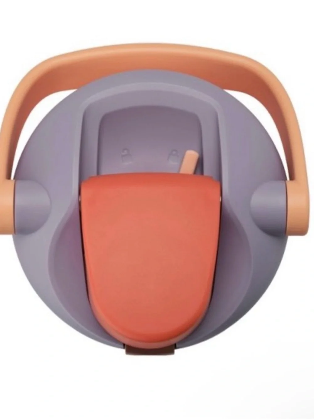 Owala Pink Insulated Travel Bottle with Orange Accent
